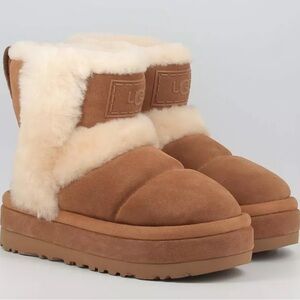 UGG Women's Tan Sheepskin Boots
